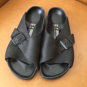 Birkenstock Black Leather Arosa